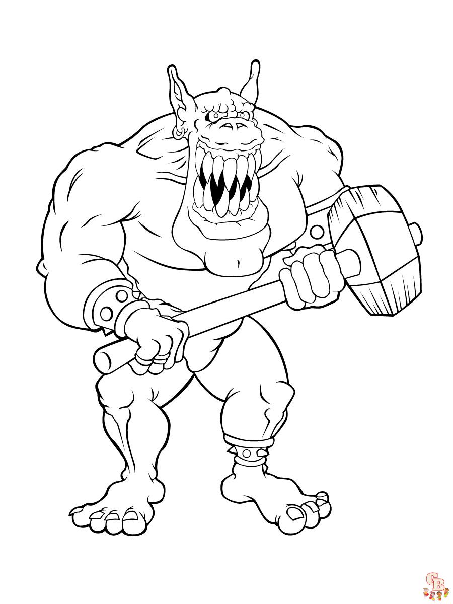 Monsters Coloring Pages