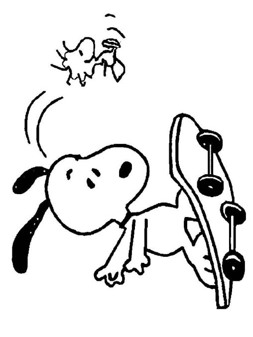 Free Printable Snoopy Coloring Pages - Gbcoloring