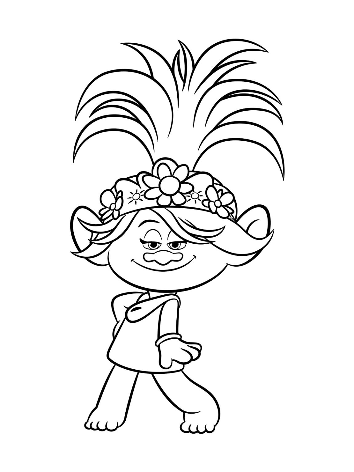 Trolls Coloring Pages: Free and Printable Sheets for Kids