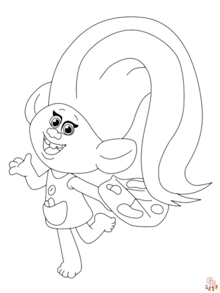 Trolls coloring pages