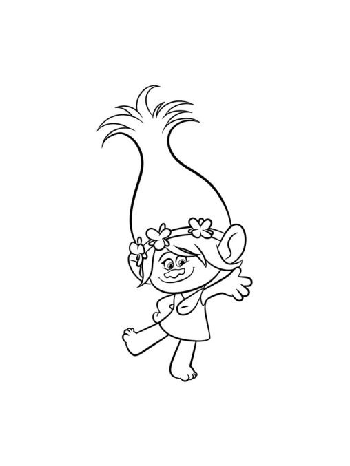 Trolls Coloring Pages: Free and Printable Sheets for Kids