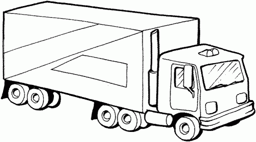 Truck Coloring Pages - Printable and Free for Kids | GBcoloring