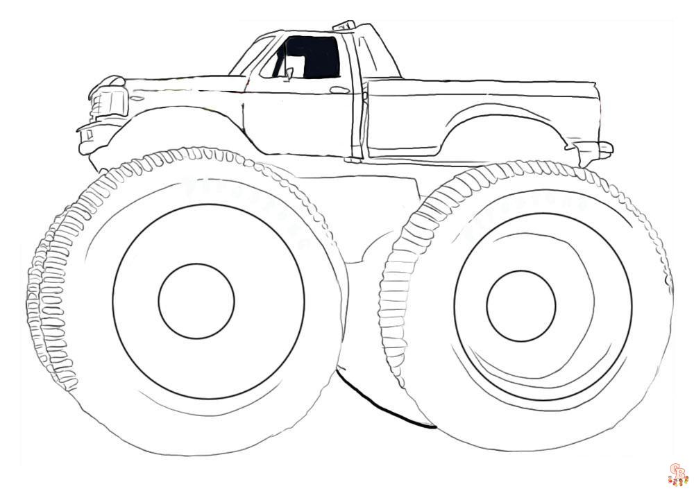 Truck coloring pages