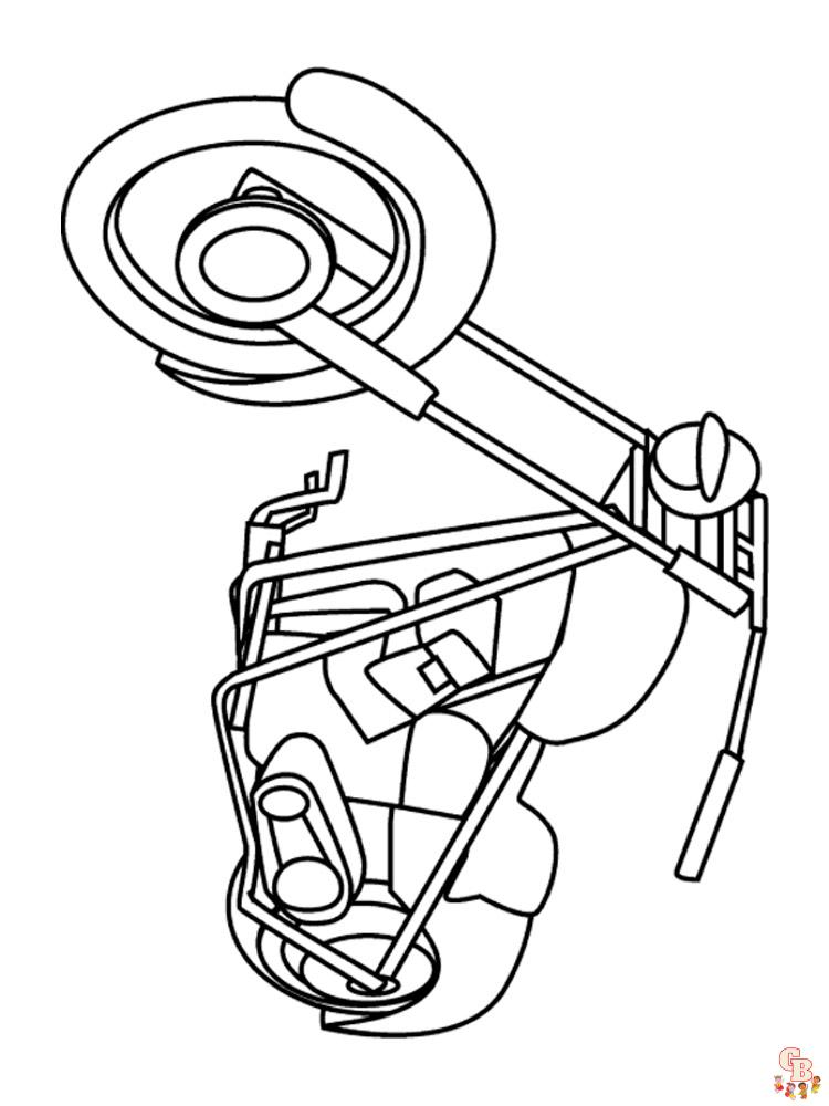 motorcycle coloring pages