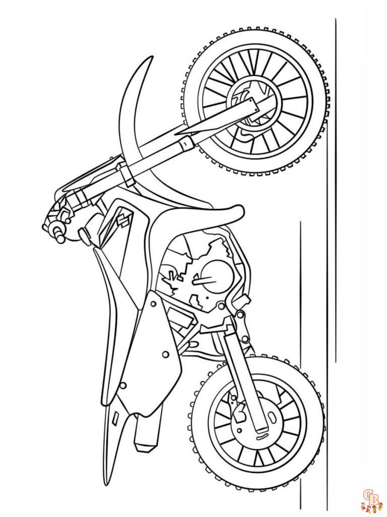 Free Printable Motorcycle Coloring Pages for Kids - GBcoloring