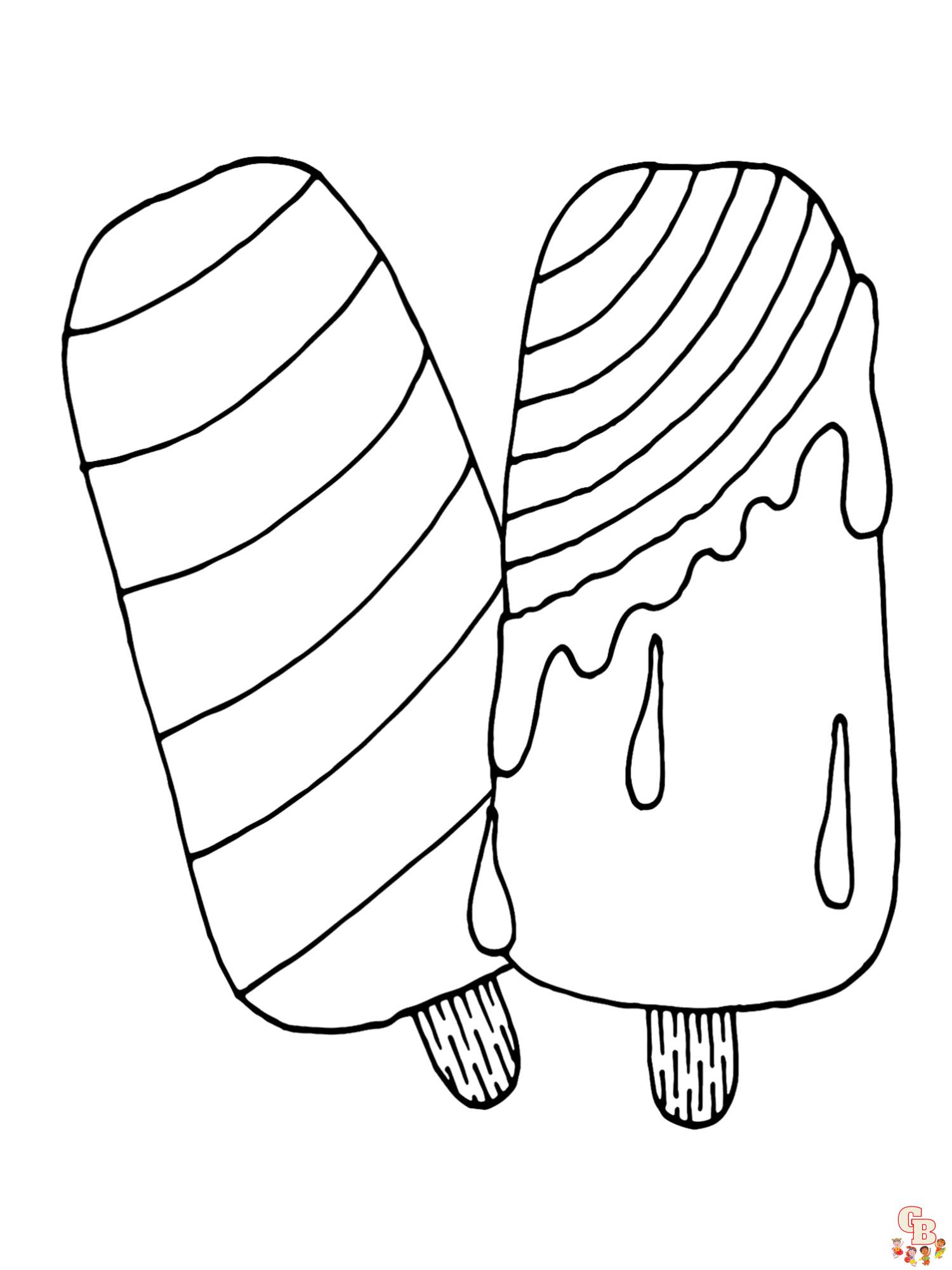 Ice Cream Coloring Pages - Sweet and Fun for Kids - GBcoloring