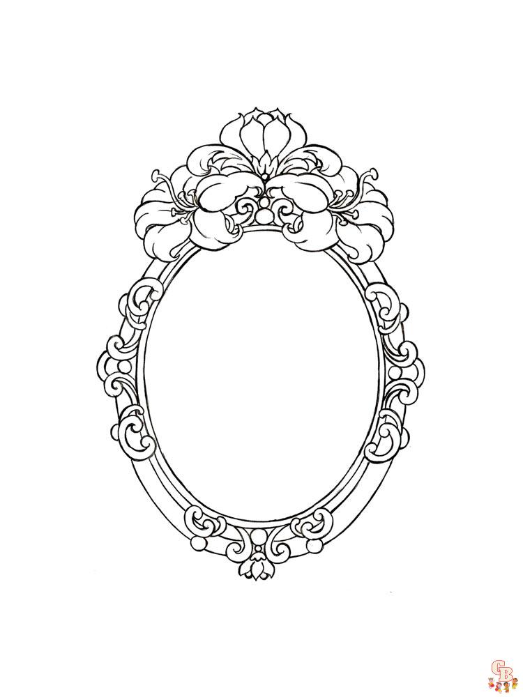Fun Mirror coloring pages for kids 26