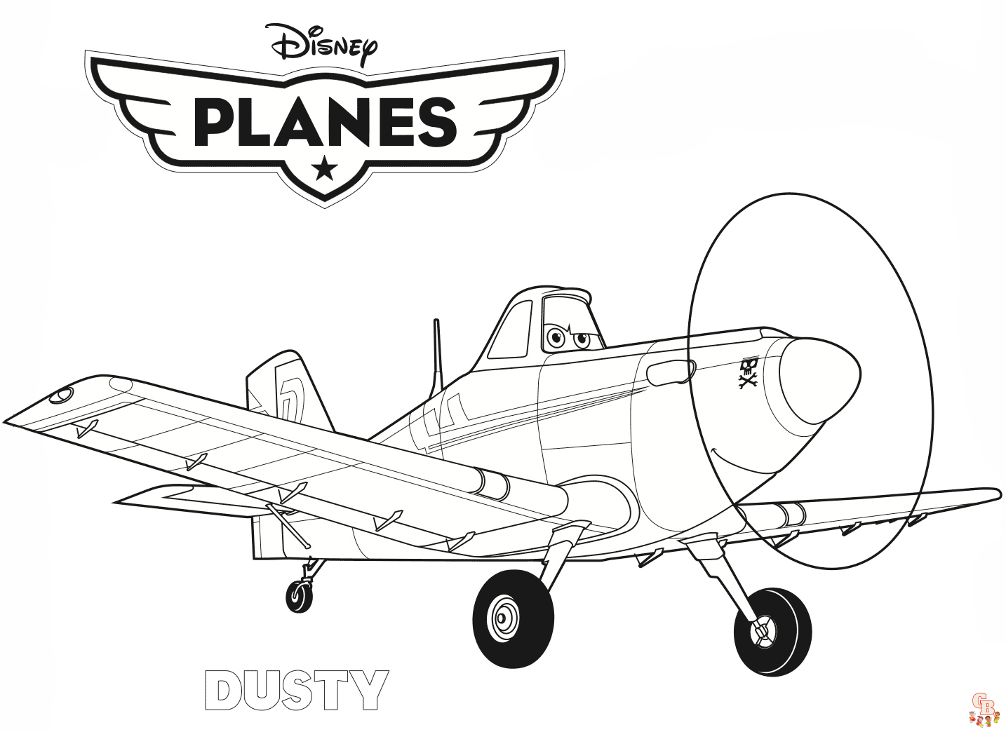 planes movie coloring pages skipper
