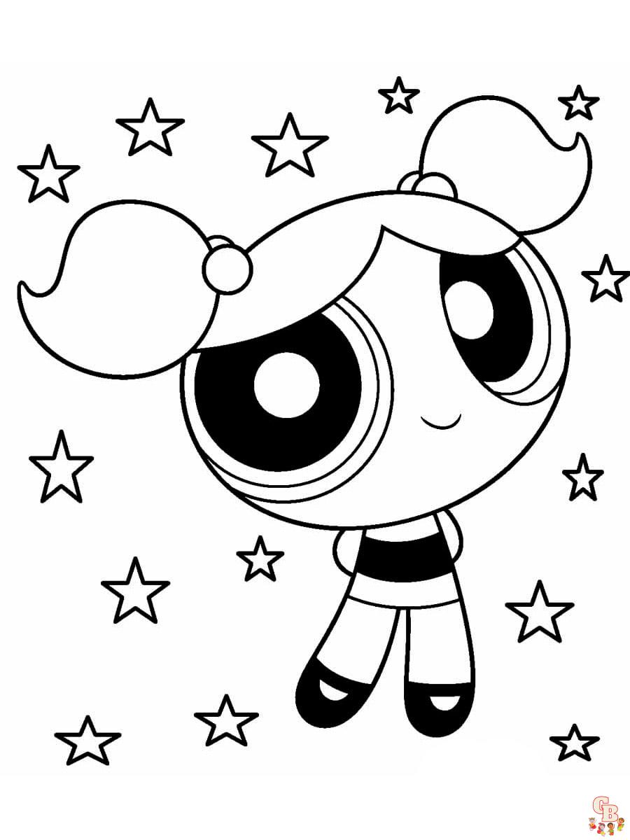 Printable Powerpuff Girls coloring pages 33