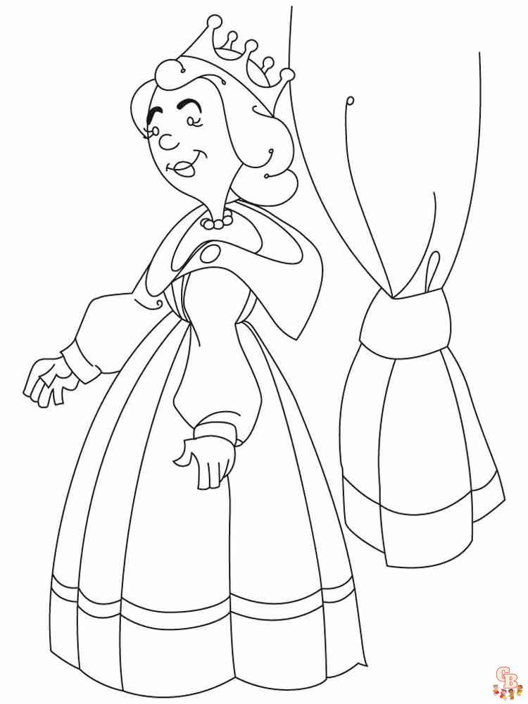 Queen Coloring Pages 16
