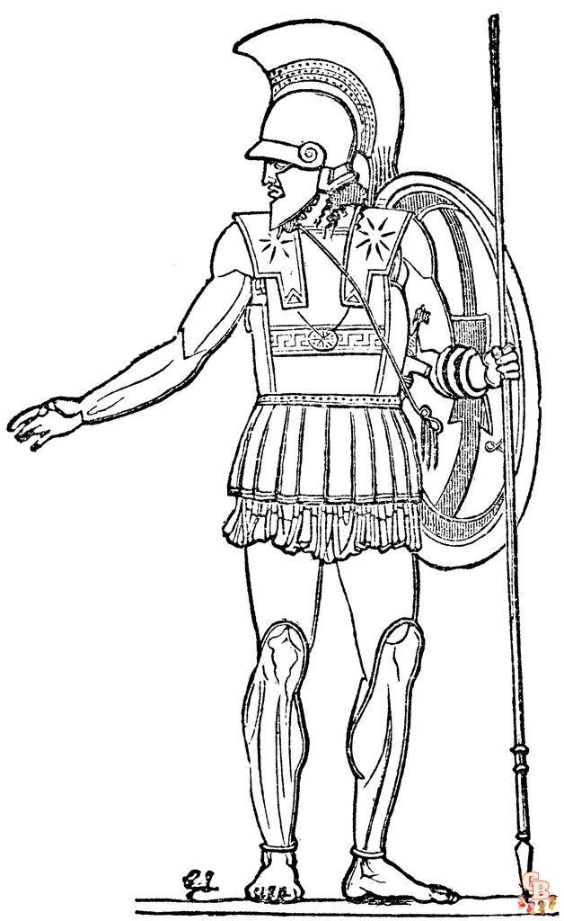 roman centurion printable