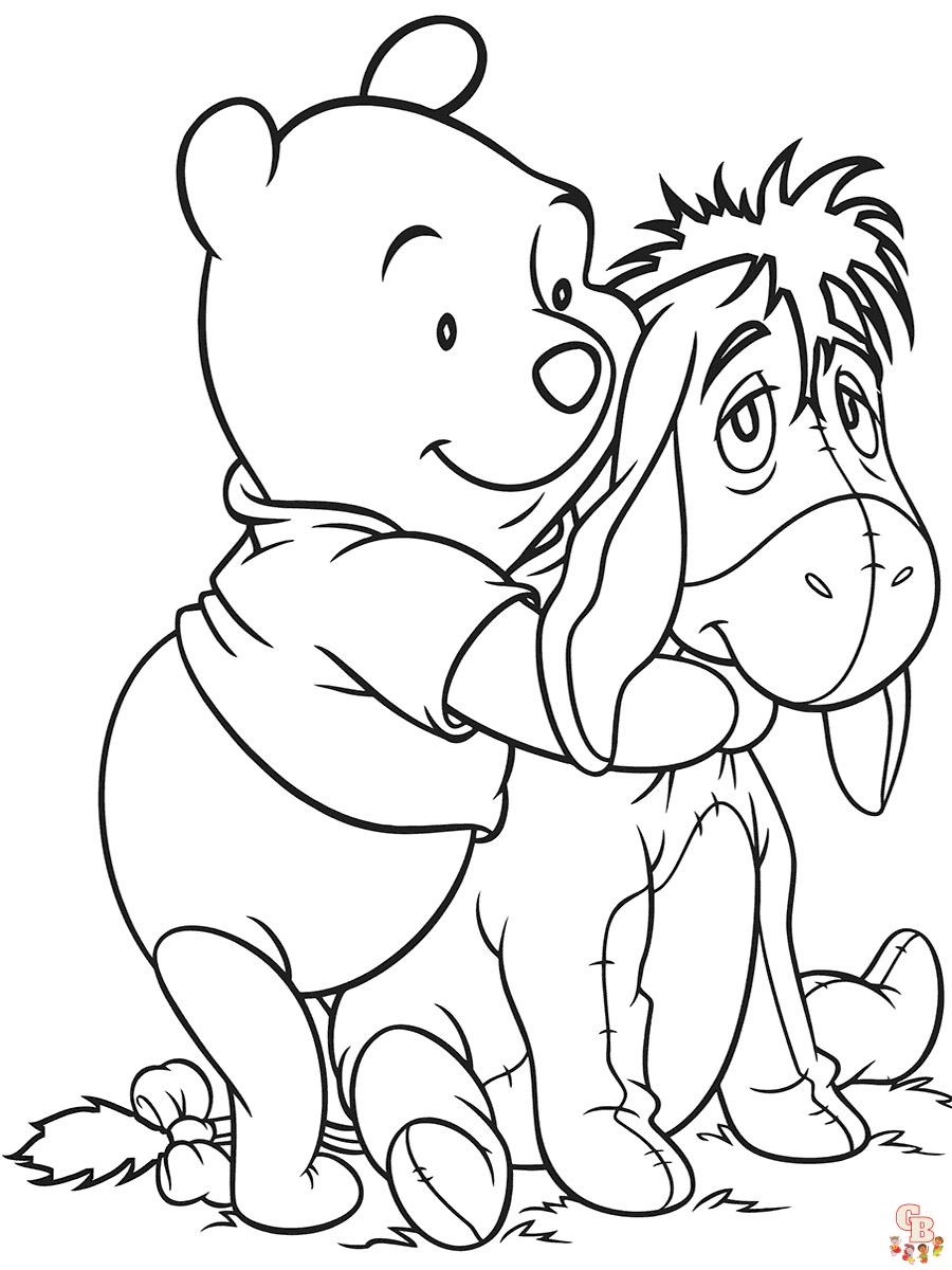 kanga winnie the pooh coloring pages