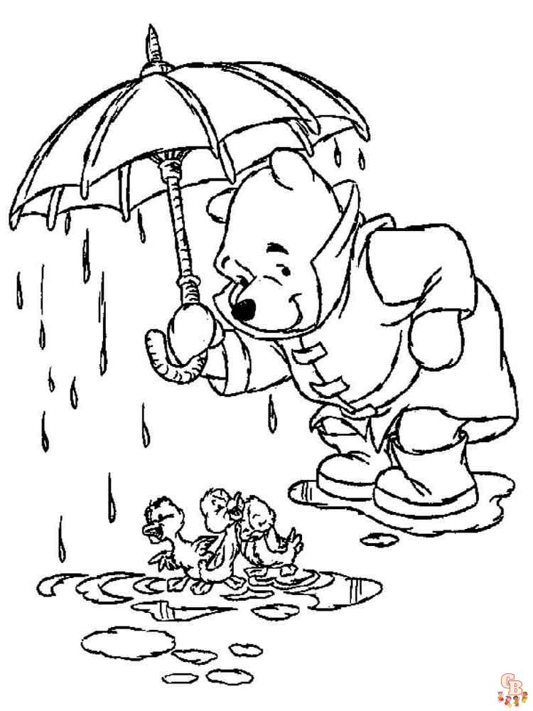 Winnie the Pooh Coloring Pages 42