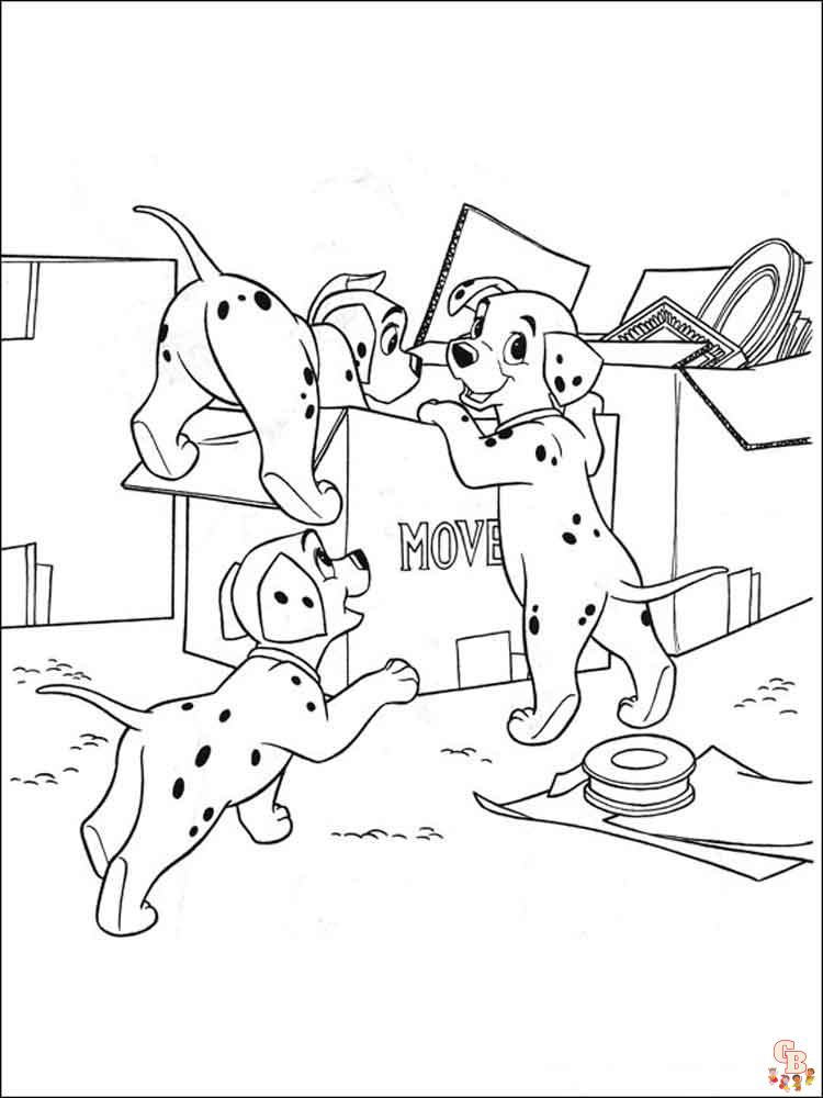 101 Dalmatians Coloring Pages 9
