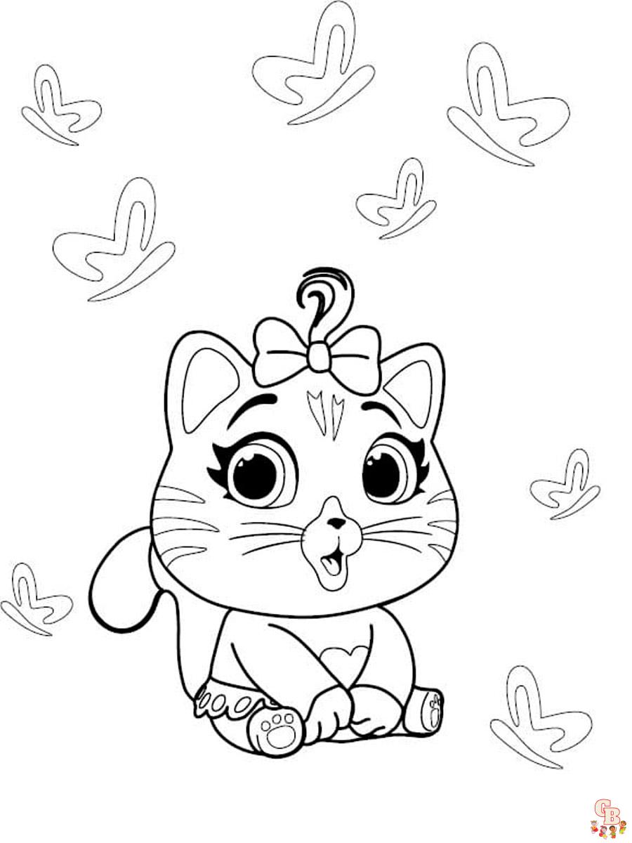 44 páginas para colorir de gatos - pinte seus amigos felinos favoritos