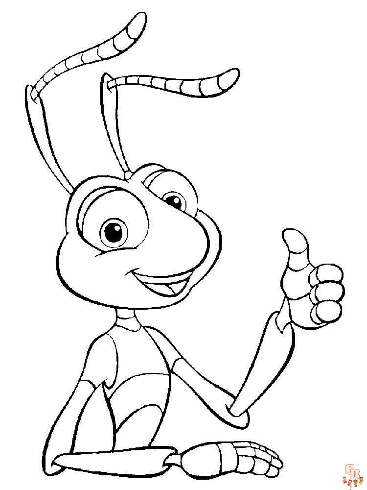 A Bugs Life Coloring Pages 16