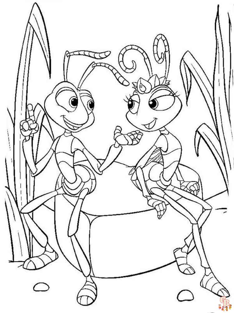 A Bugs Life Coloring Pages 18