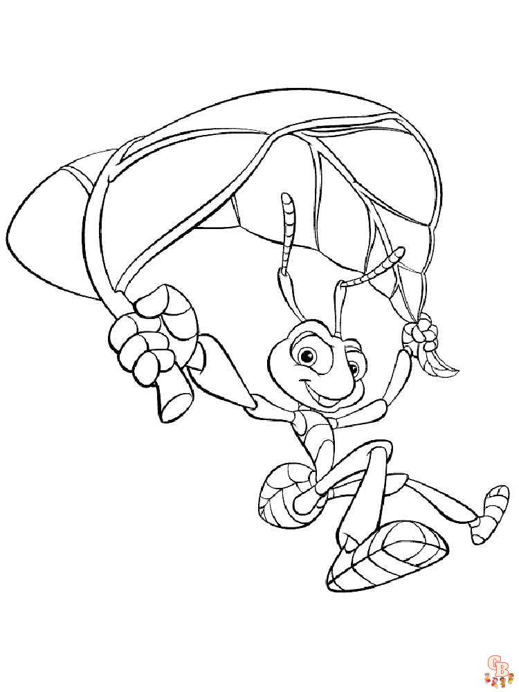 A Bugs Life Coloring Pages 21