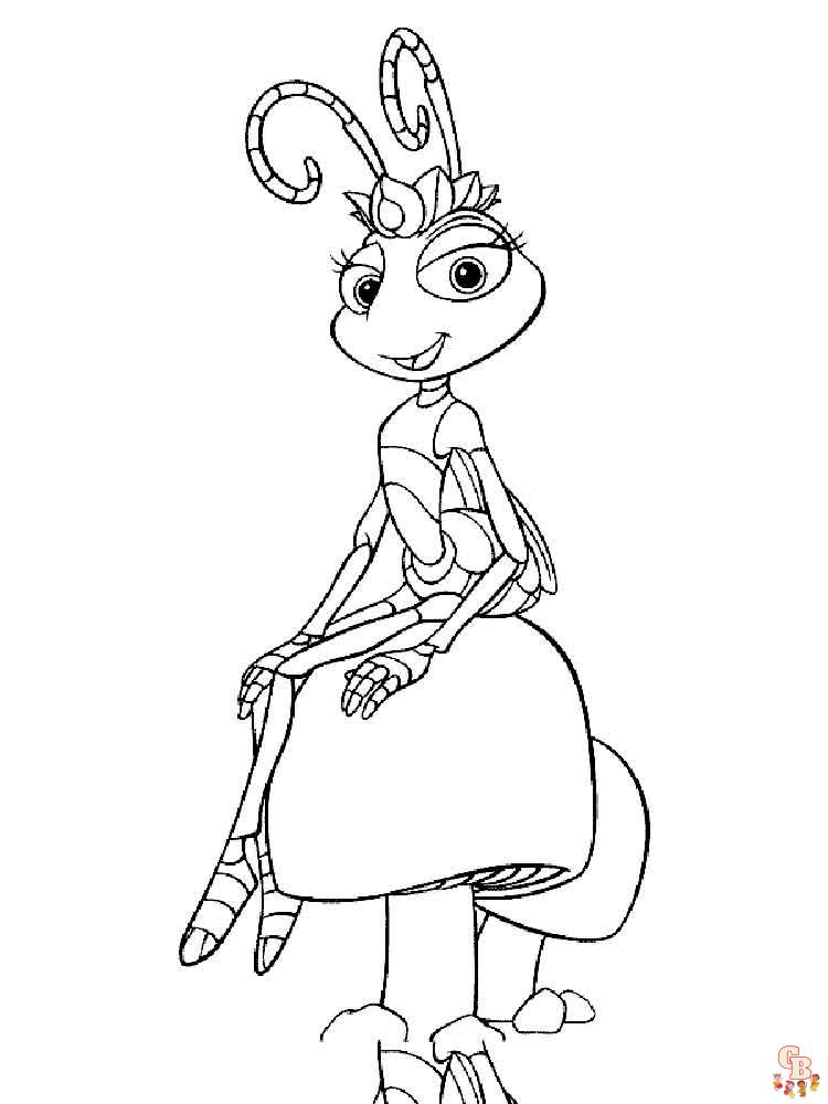 A Bugs Life Coloring Pages 22