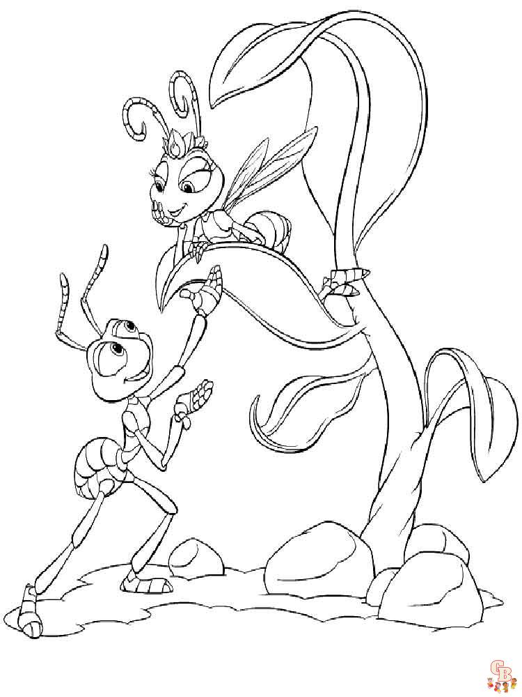 A Bugs Life Coloring Pages 3