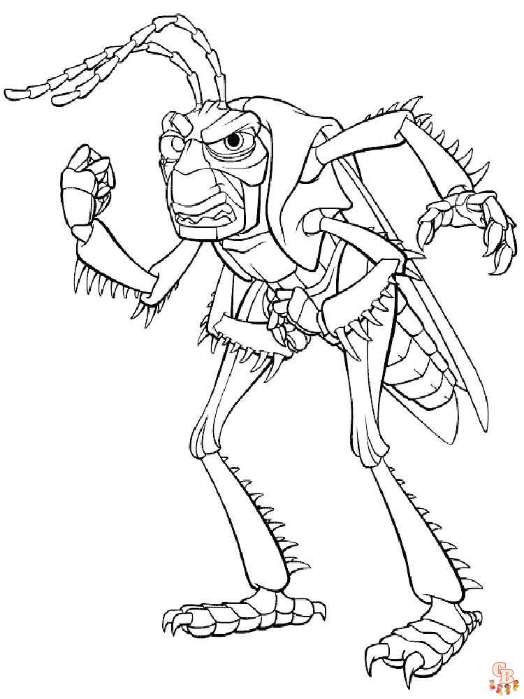 A Bugs Life Coloring Pages 6