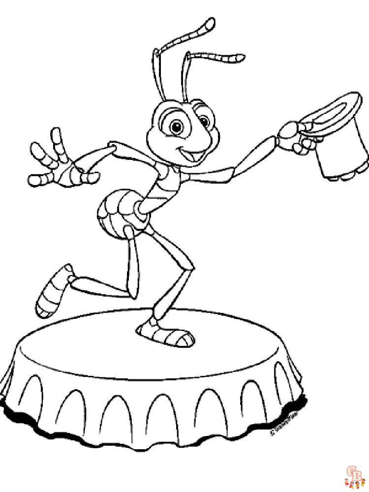 A Bugs Life Coloring Pages 7