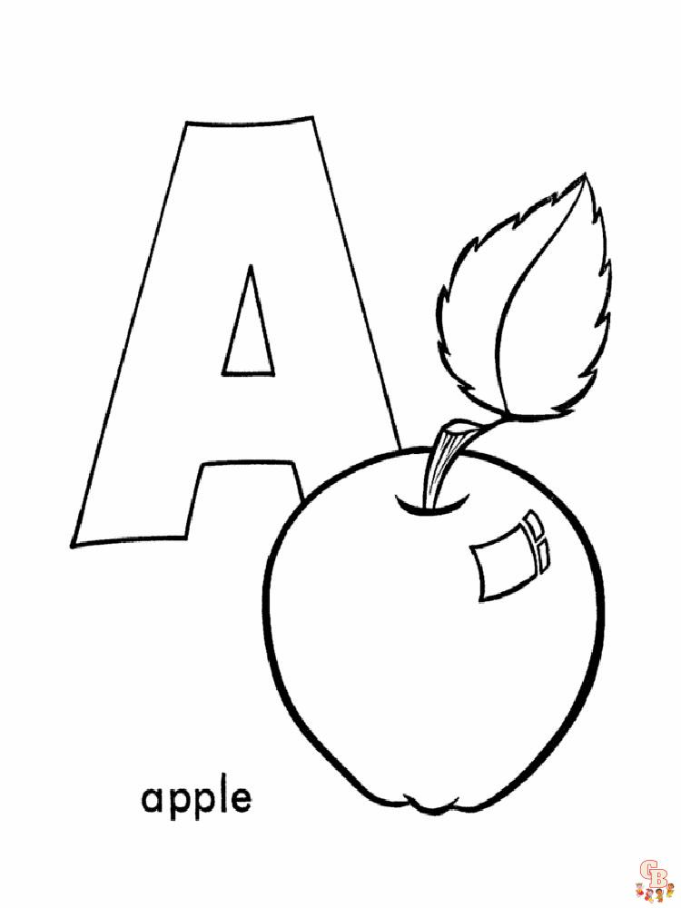 Letter Coloring Pages