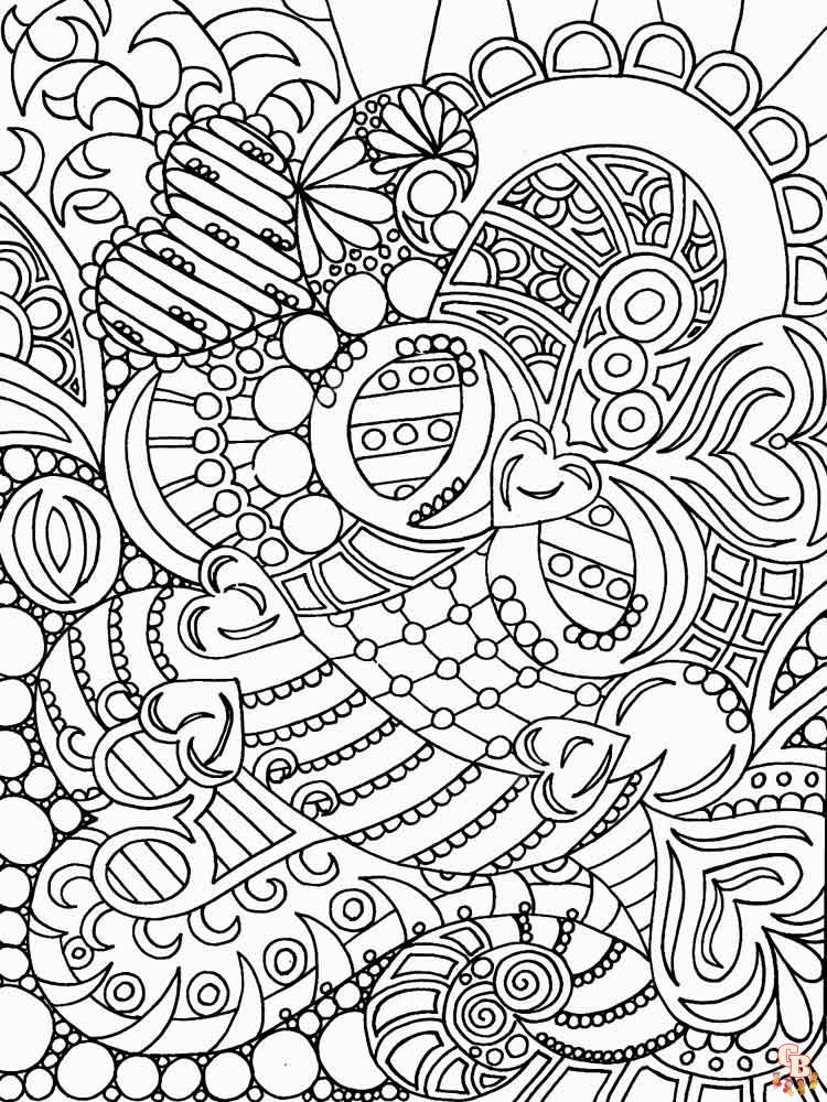 Free Abstract Coloring Pages Adult: Printable Sheets for Relaxation