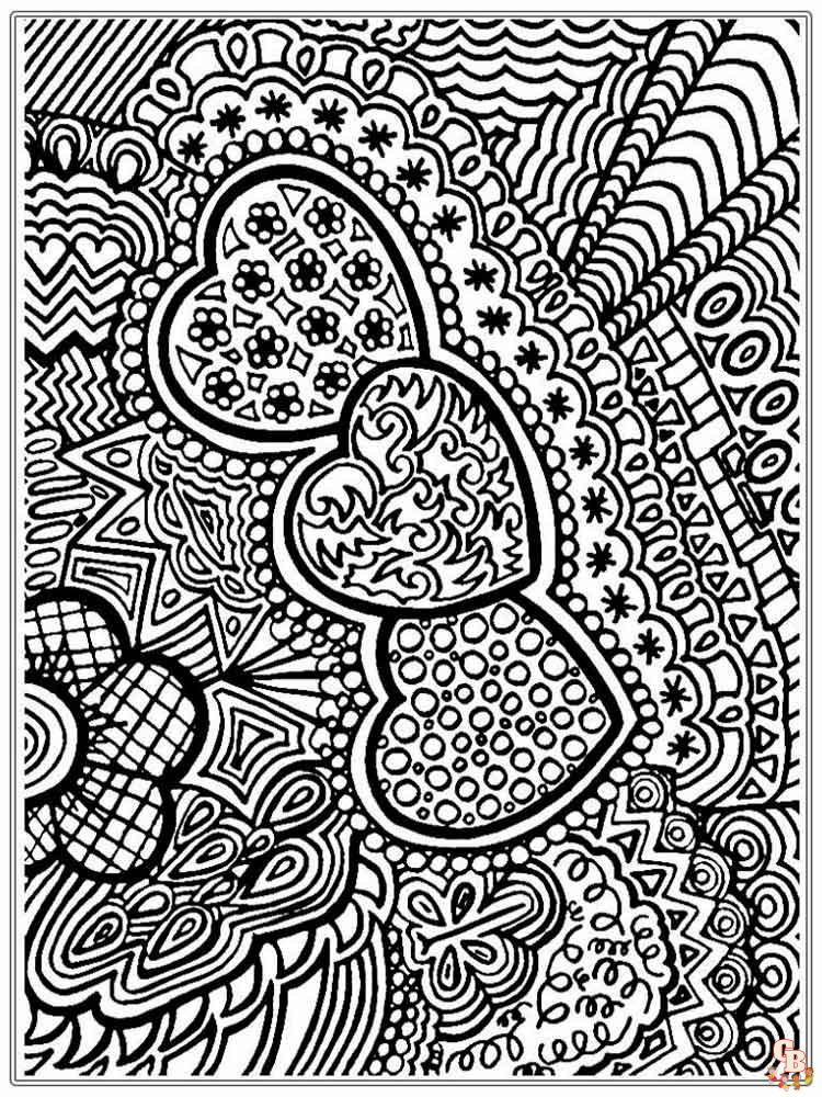 Abstract Coloring Pages Adult 7