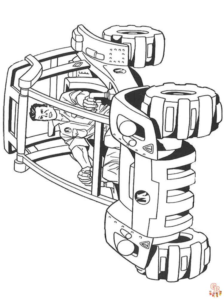 Action Man Coloring Pages 1