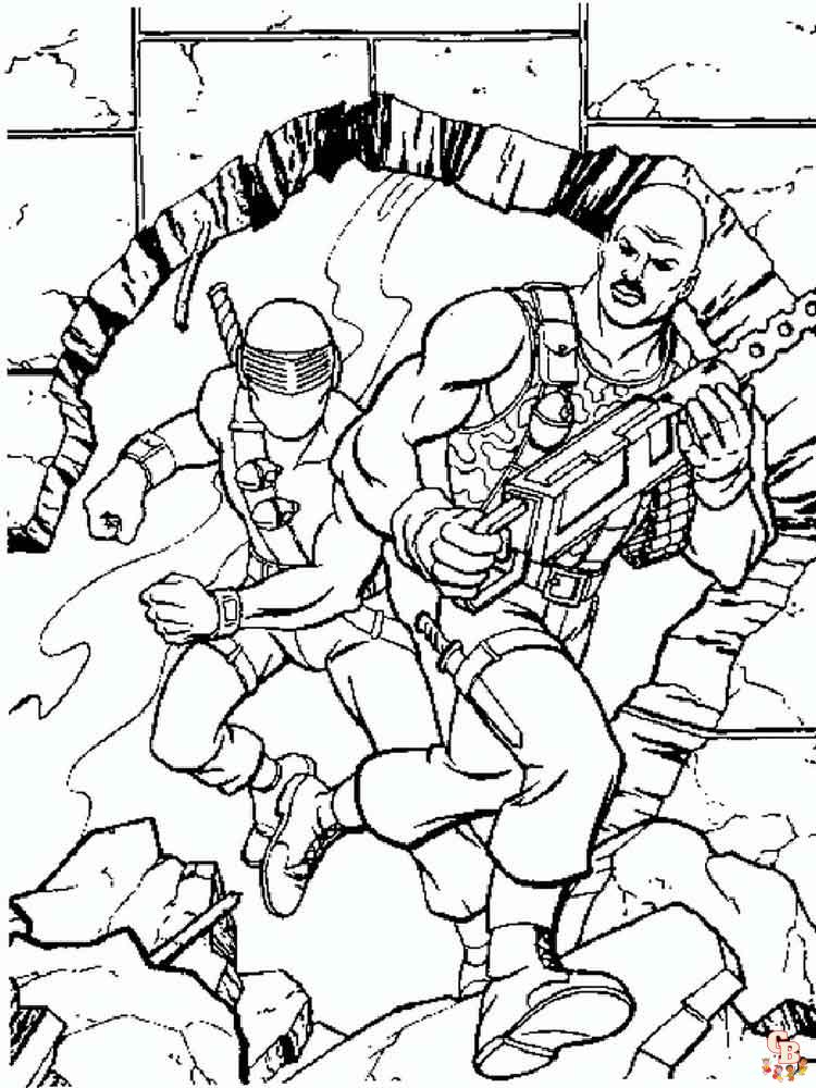 Action Man Coloring Pages 11