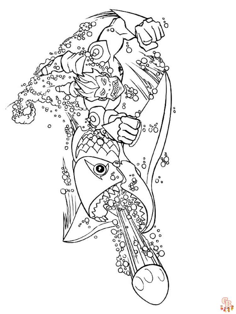 Action Man Coloring Pages 15