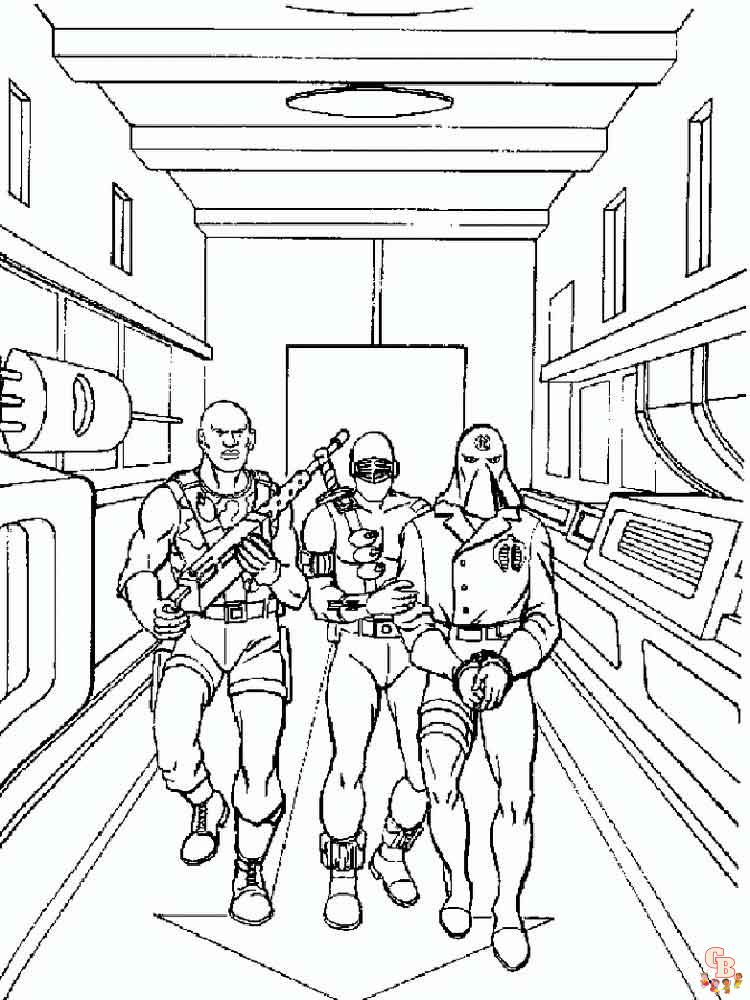 Action Man Coloring Pages 9