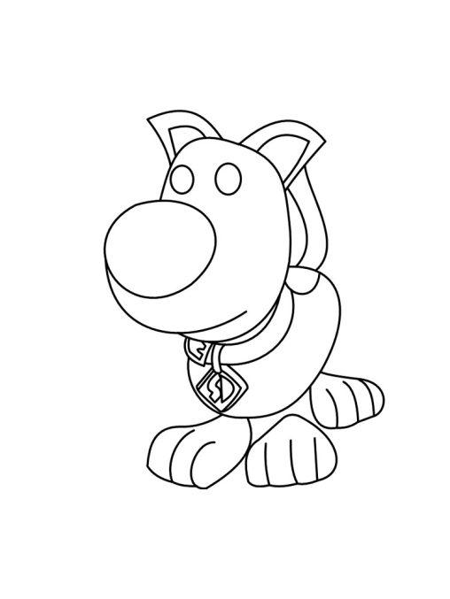 Free Adopt Me Coloring Pages for Kids - GBcoloring