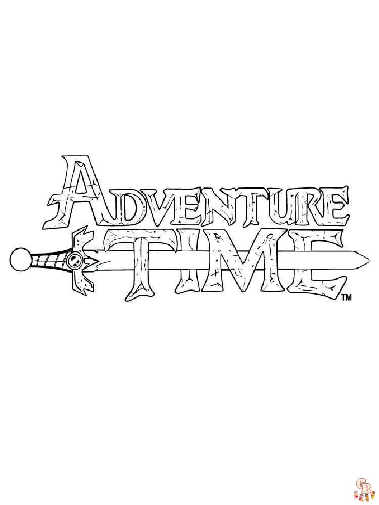 Adventure Time Coloring Pages 1