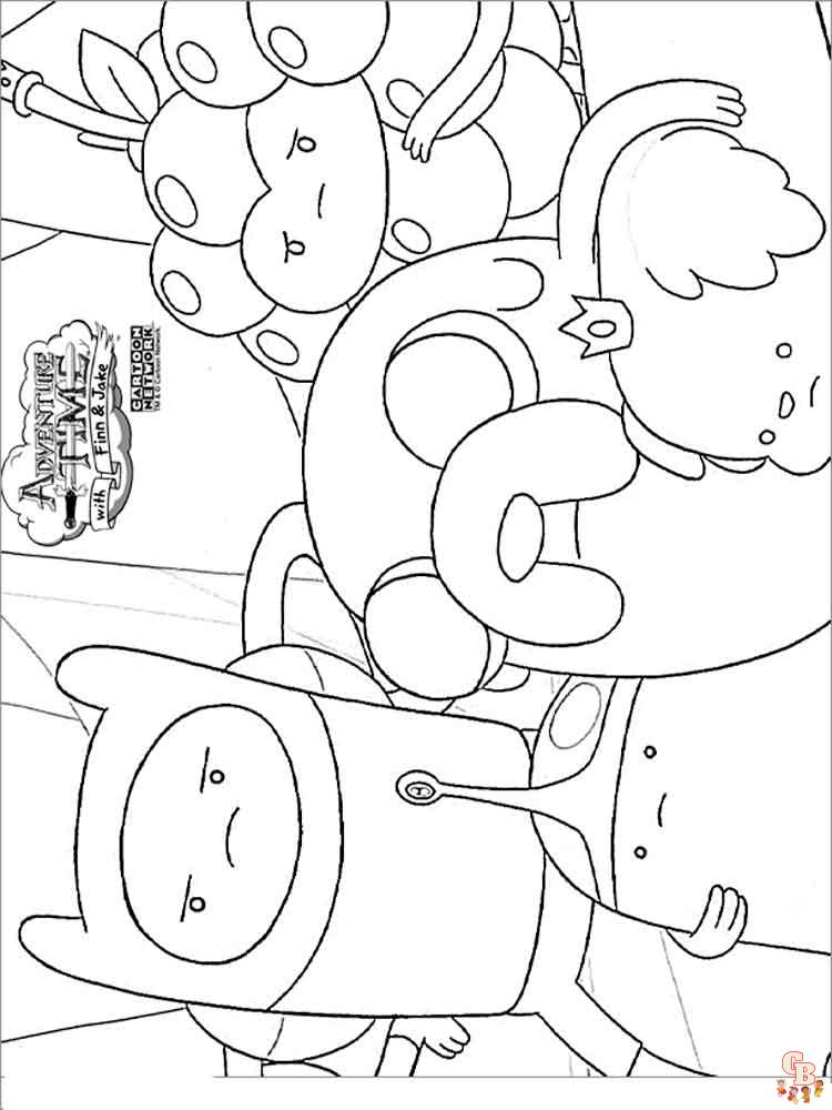 Adventure Time Coloring Pages 11