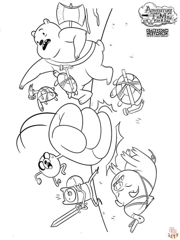 Adventure Time Coloring Pages 12
