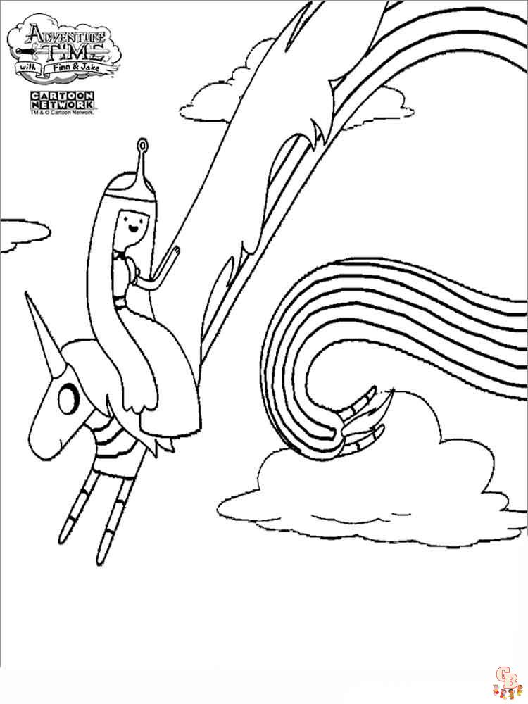 Adventure Time Coloring Pages 18
