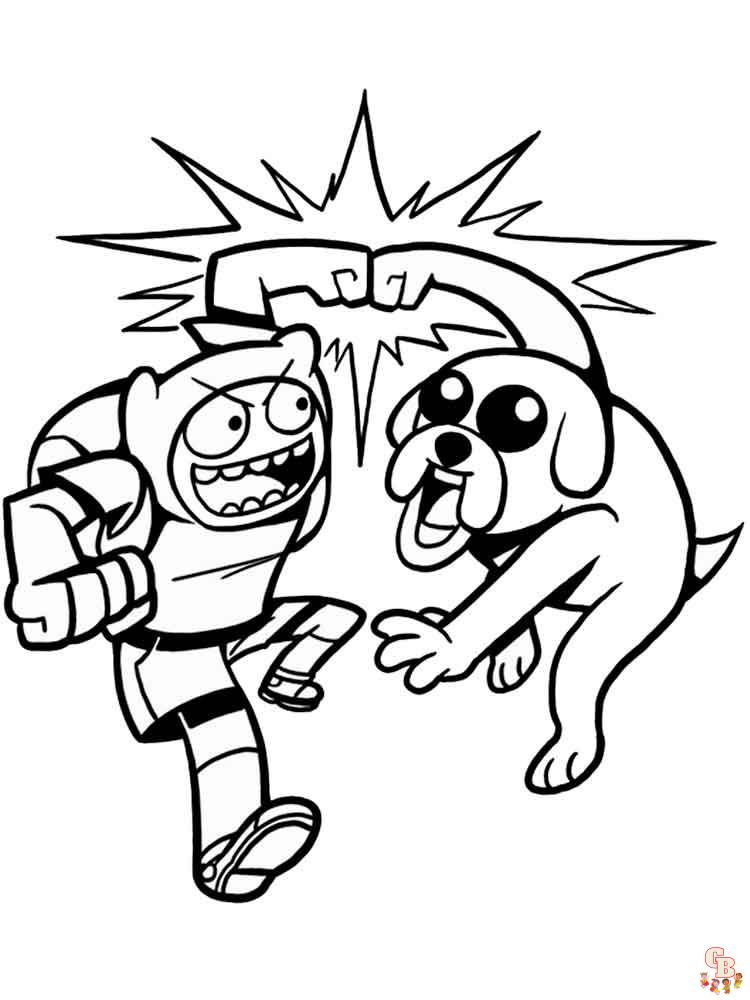 Adventure Time Coloring Pages 19