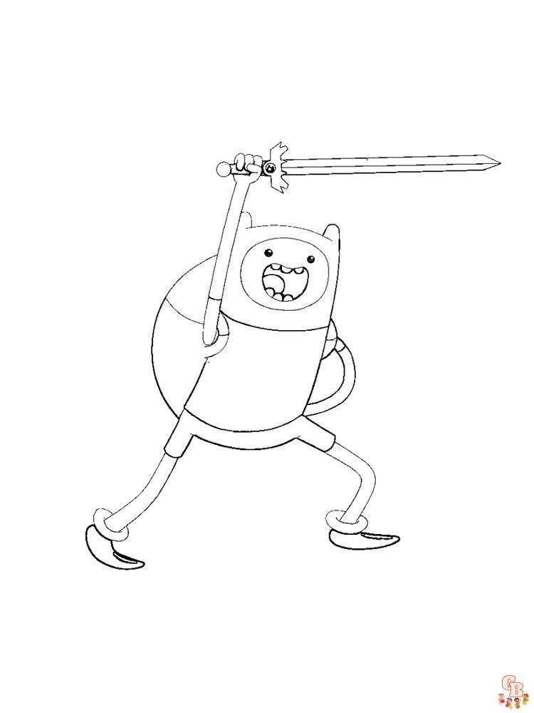 Adventure Time Coloring Pages 20
