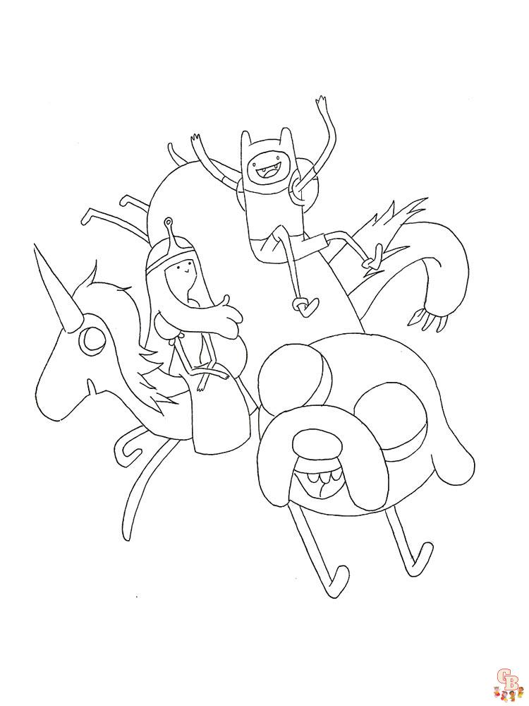Adventure Time Coloring Pages 21