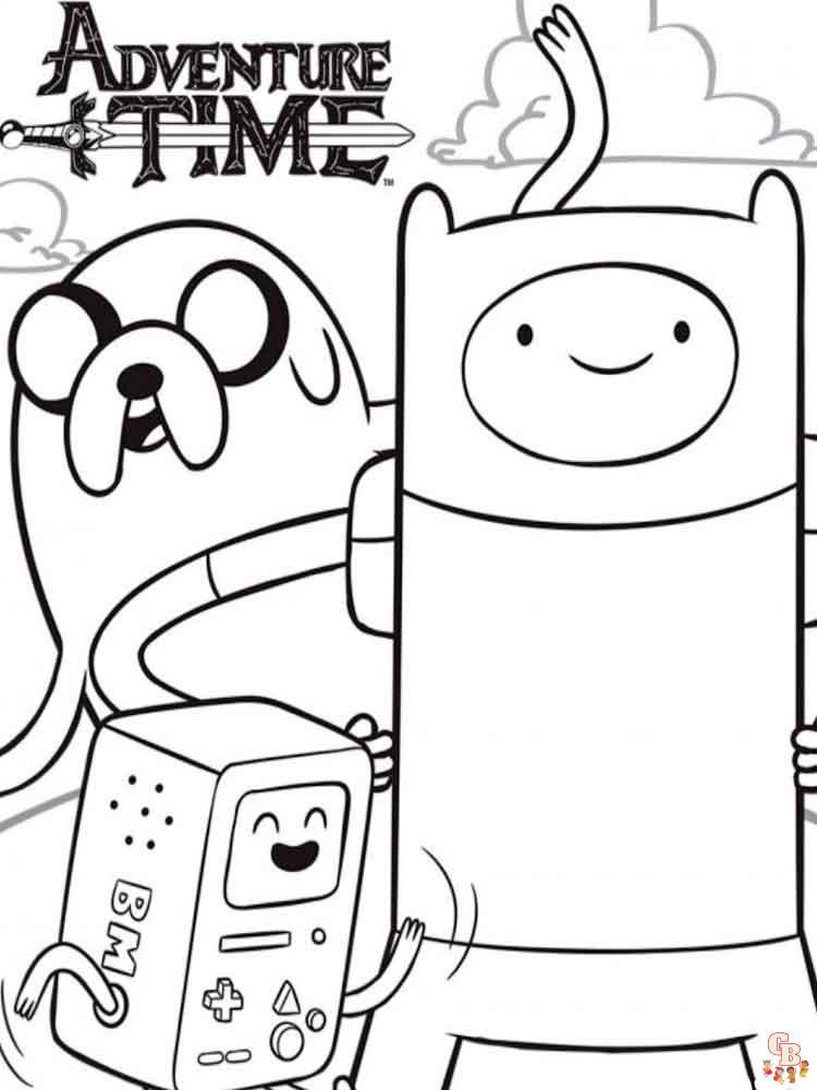 Adventure Time Coloring Pages 3