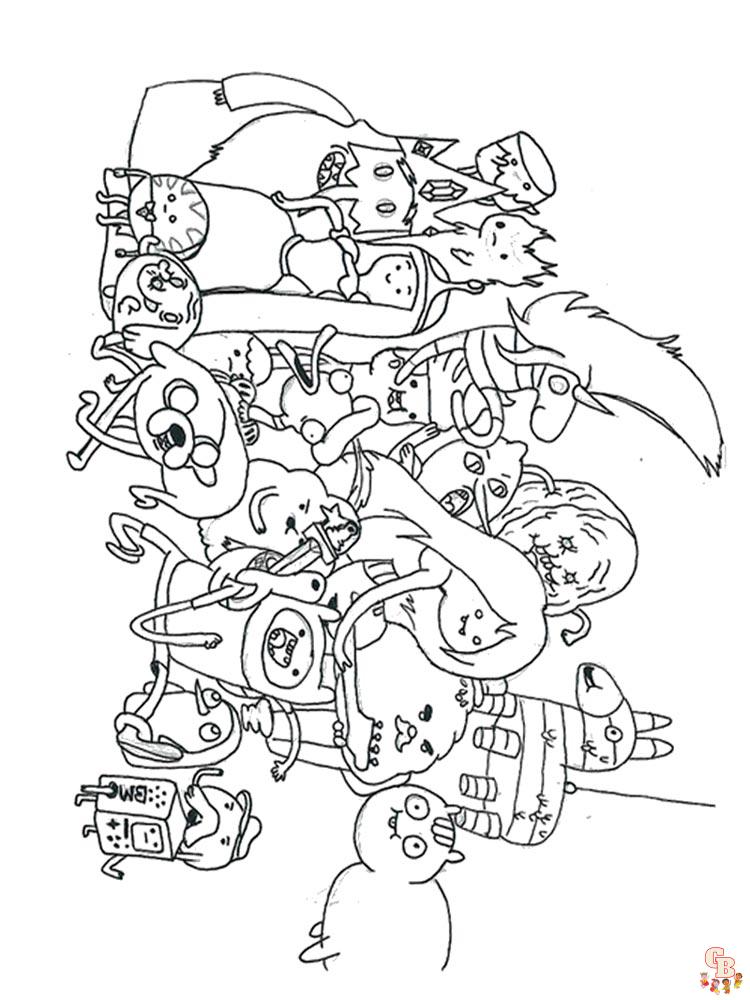 Adventure Time Coloring Pages 35