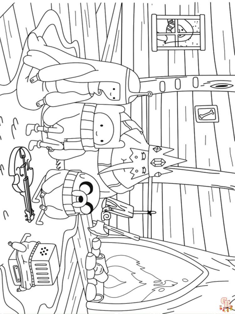 Adventure Time Coloring Pages 38