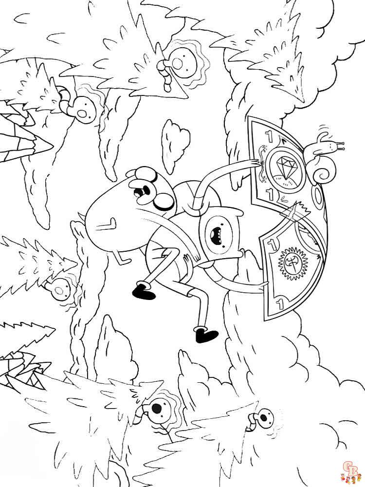 Adventure Time Coloring Pages 4