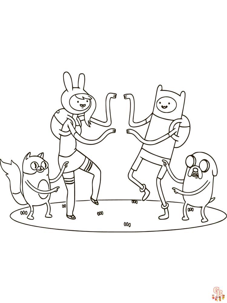 Adventure Time Coloring Pages 51