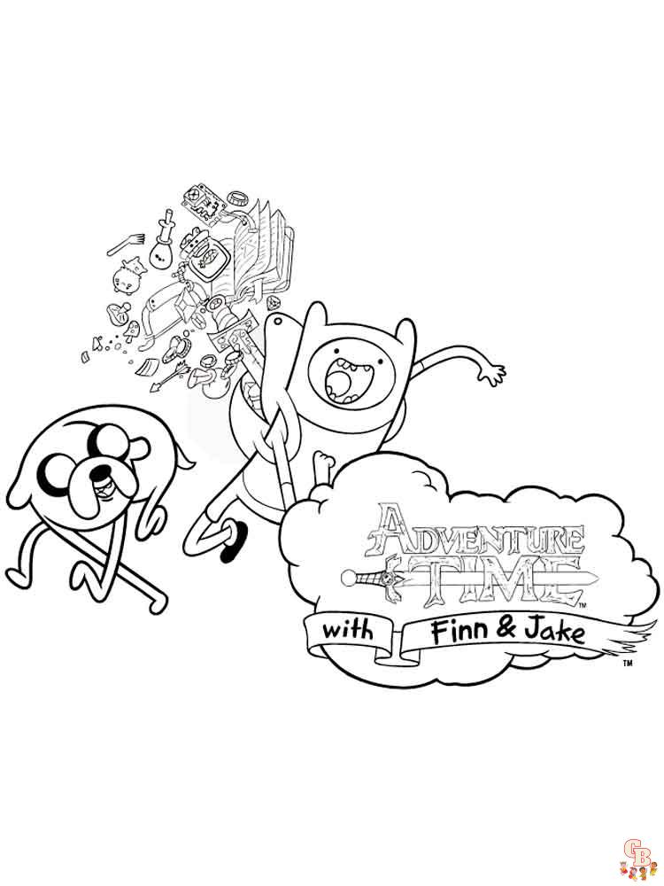 Adventure Time Coloring Pages 7