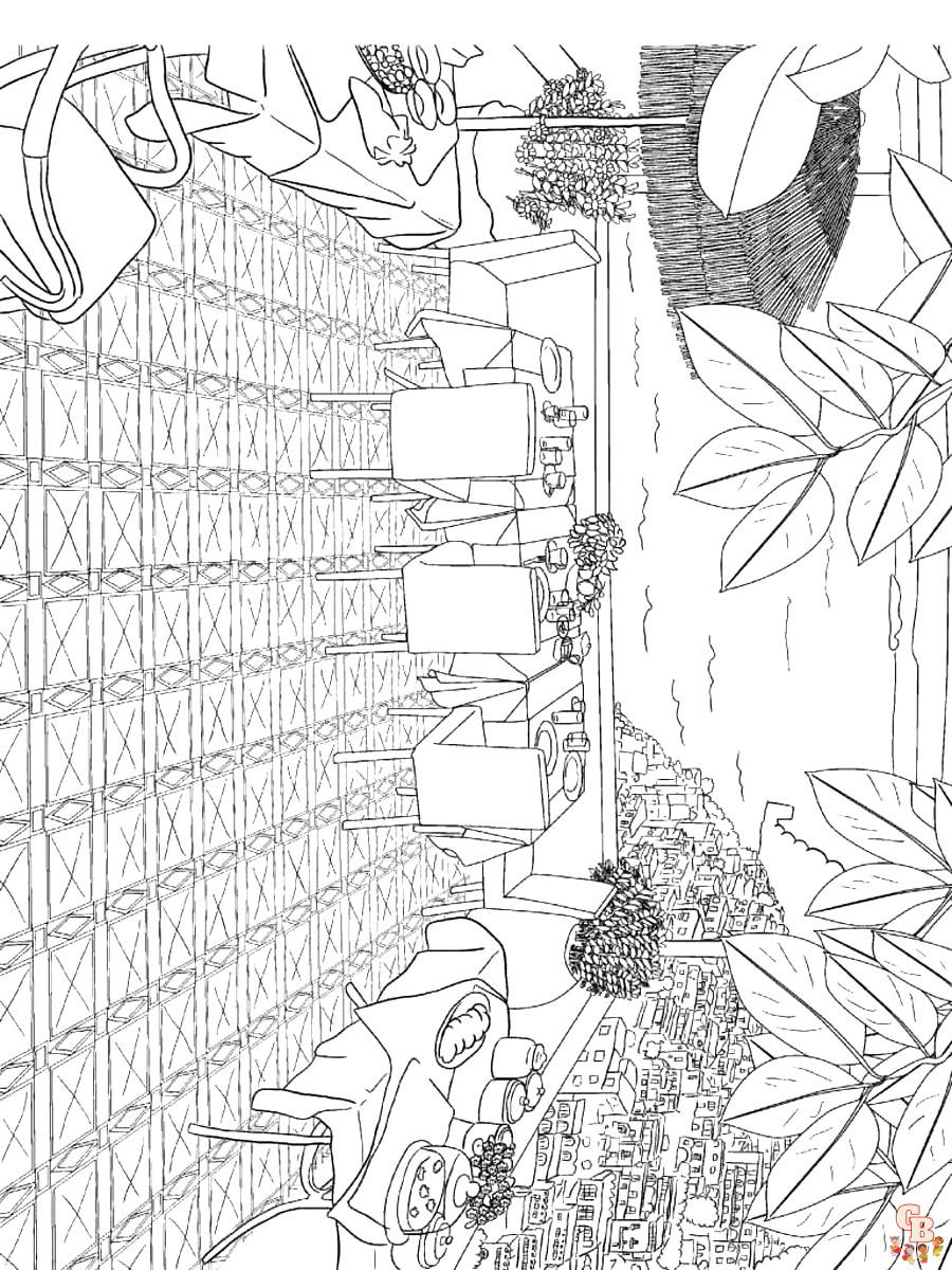 Aesthetic Coloring Pages 10