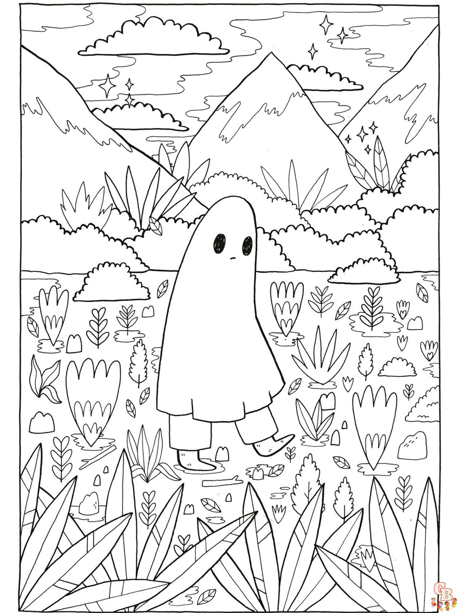 Aesthetic Coloring Pages 2