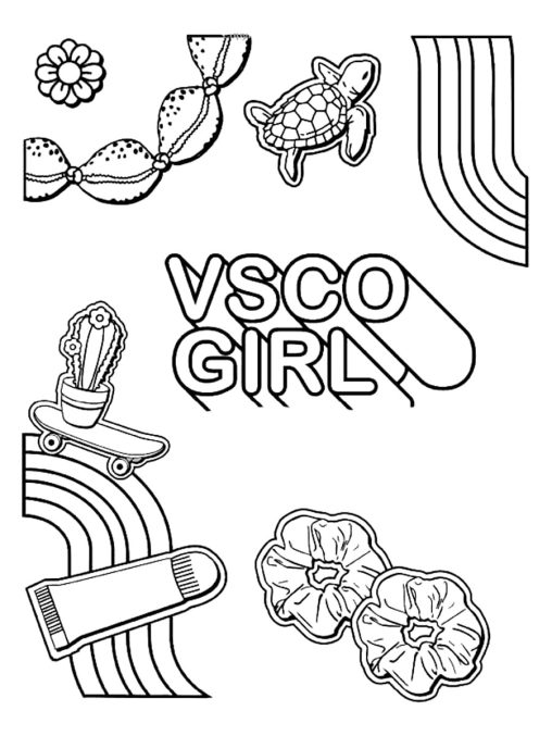 Aesthetic Coloring Pages - Get Free Printable Sheets at GBcoloring